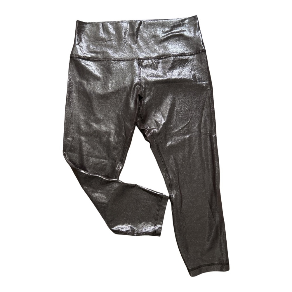 Lululemon Align High-Rise Foil Shine Leggings EUC Size 12 - Picture 3 of 5